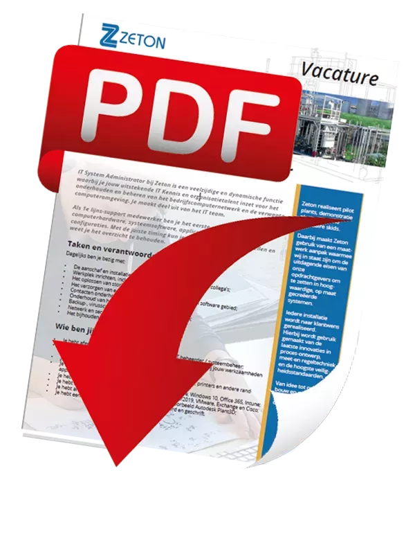 vacature afbeelding pdf